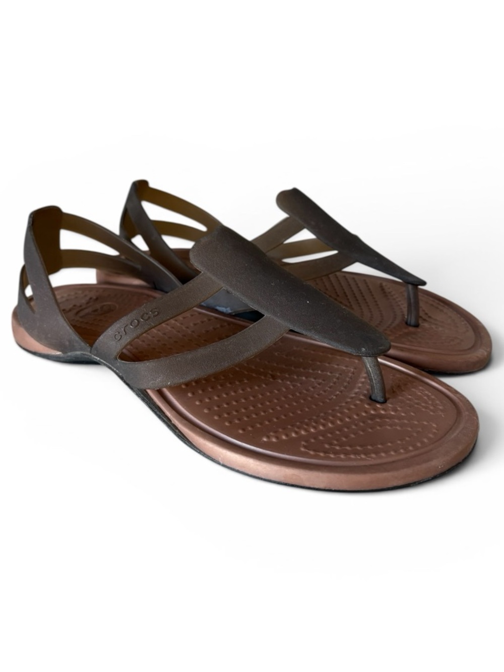 CROCS Adrina Strappy Sandals Women’s Slip On Casual Size 6